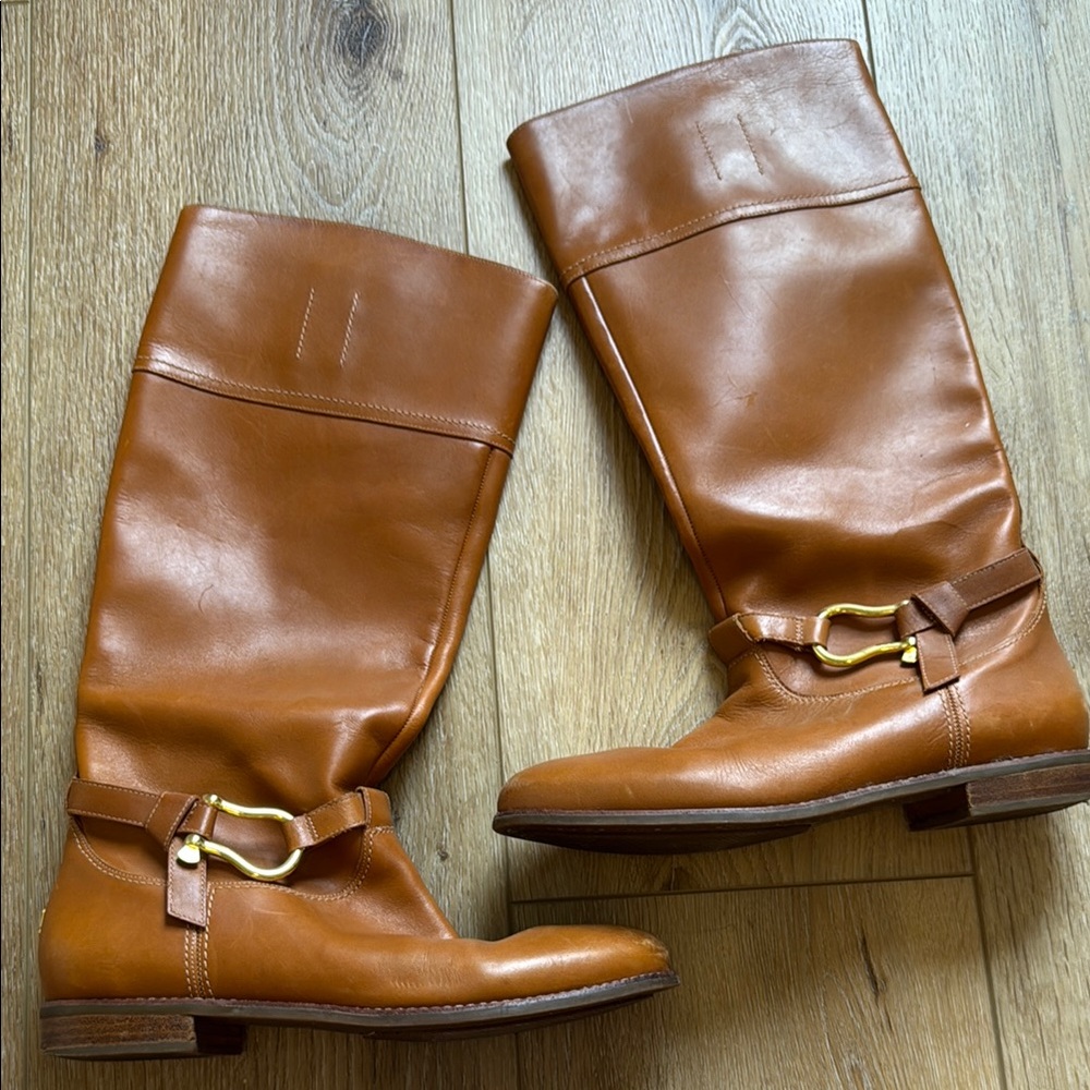 Sperry Brown Leather Riding Boots